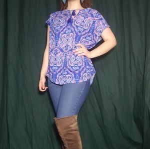 SOLD  Paisley top L